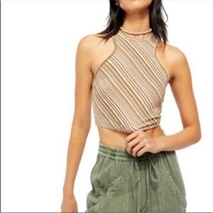 Free People Striped Tank Top